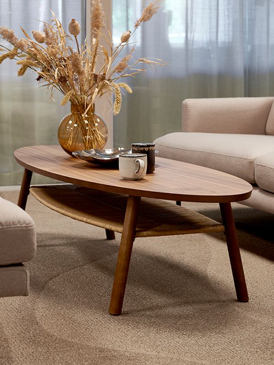 A walnut veneer STOCKHOLM coffee table
