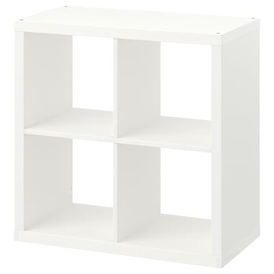 KALLAX Regal, bela, 77x77 cm