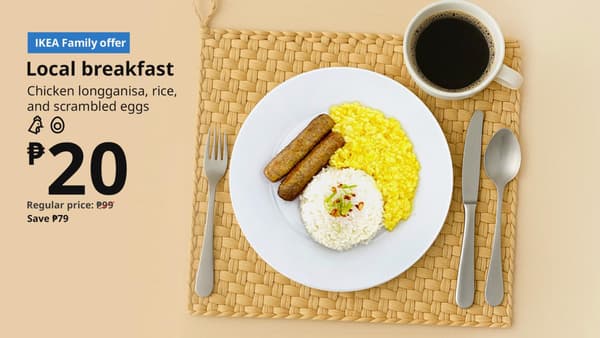 P20 Local breakfast longganisa