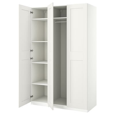 PAX / GRIMO Combinació d'armari, blanc/blanc, 150x60x236 cm
