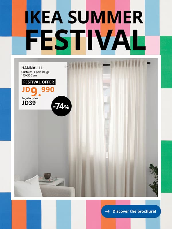 summer festival brochure